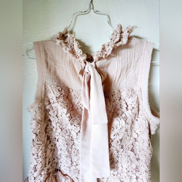 Adiva Pink Lace Blouse - Picture 3 of 5